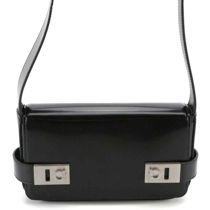 Salvatore Ferragamo Ferragamo Gancini Mini Messenger - Glazed Calfskin - Buckled Size ONE SIZE - 1 Thumbnail