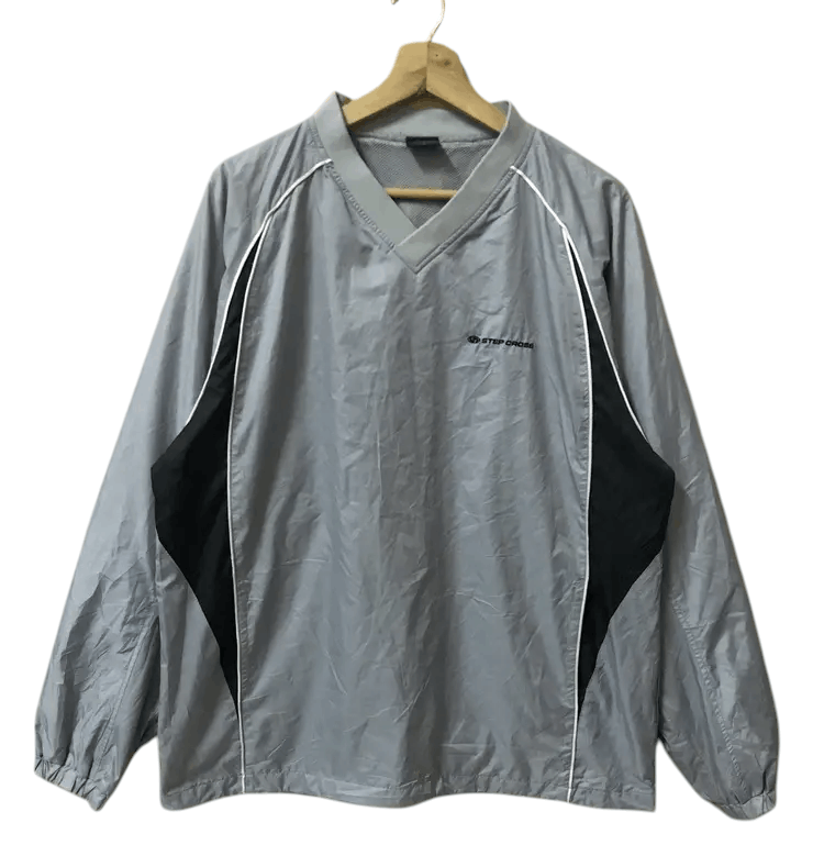Japanese Brand Step Cross Windbreaker Size US XL / EU 56 / 4 - 1 Thumbnail