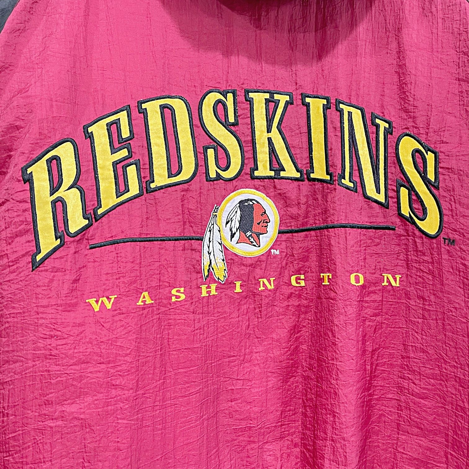 Wilson Washington Redskins VTG Nylon Puffer Jacket Embroidered L Size US L / EU 52-54 / 3 - 8 Thumbnail