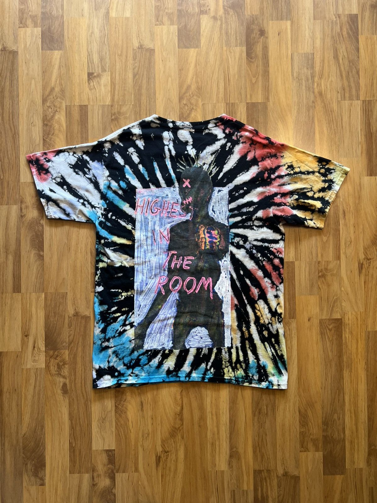 Travis Scott T-shirt Travis Scott “Highest in the Room” Tie-Dye Taglia M Size US M / EU 48-50 / 2 - 1 Thumbnail