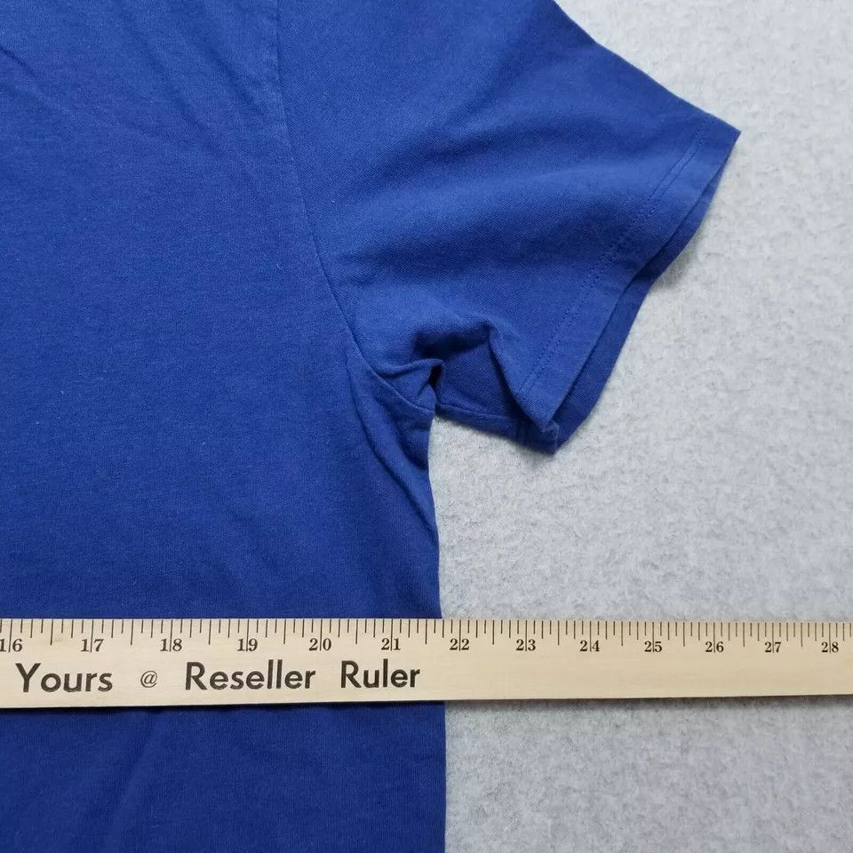 Levi's Levis Shirt Mens XL Blue Short Sleeve Crew Neck Spell Out Size US XL / EU 56 / 4 - 10 Thumbnail