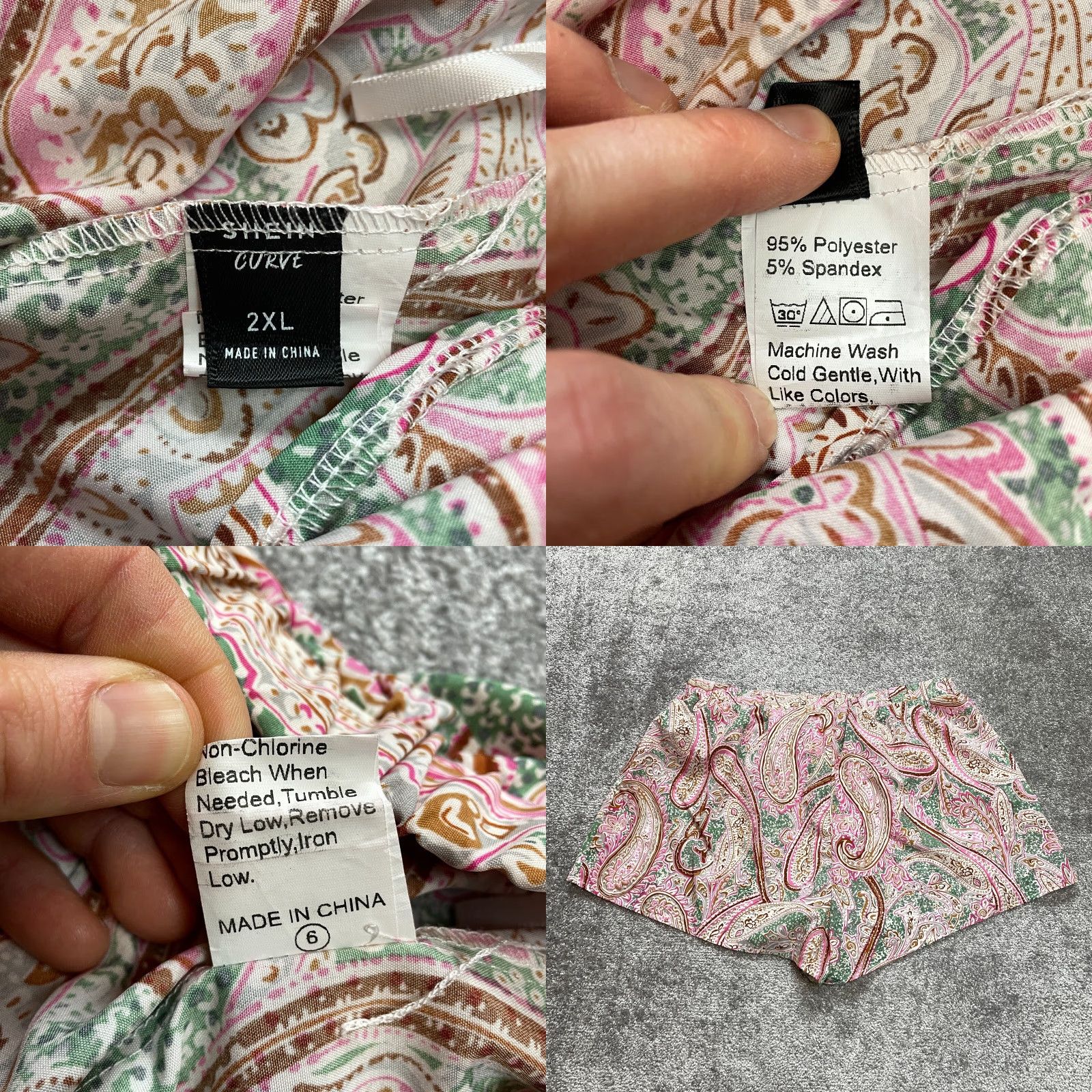 Shein VINTAGE? No. Size 24" / US 00 / IT 34 - 8 Thumbnail