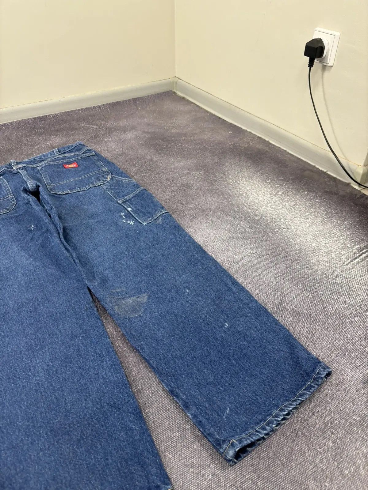 Dickies × Vintage Vintage Dickies American Blue Denim Work Hype Baggy Jeans Size US 36 / EU 52 - 4 Thumbnail