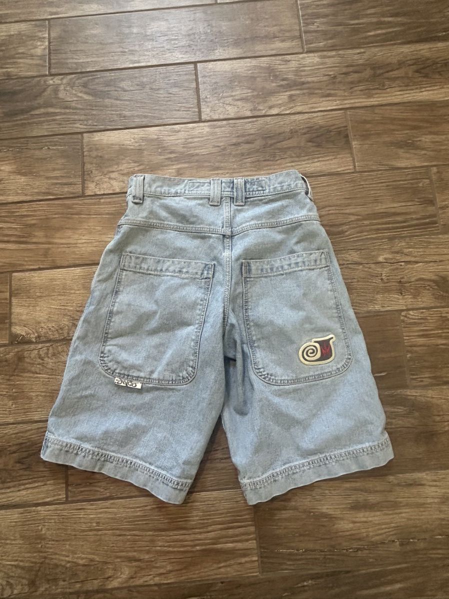 JNCO Vintage JNCOs 101 TWIN CANNON BAGGY DENIM SHORTS Size US 30 / EU 46 - 1 Thumbnail