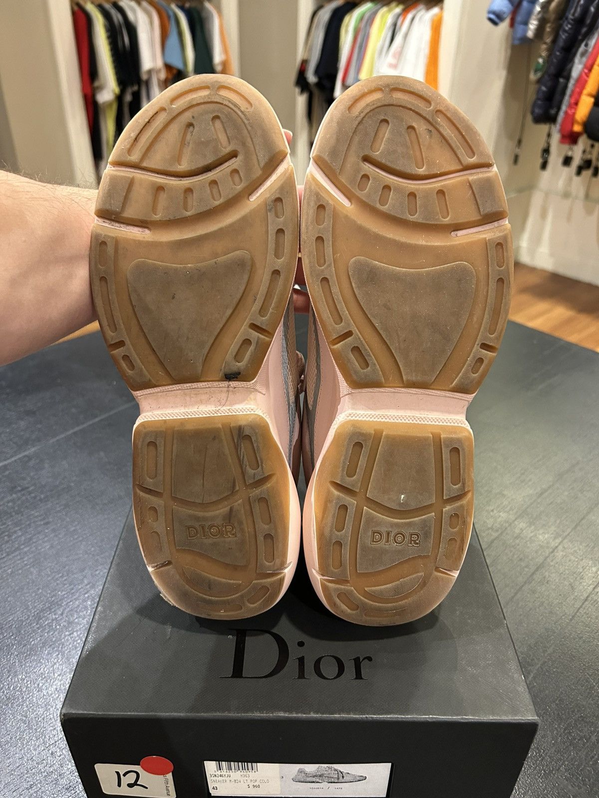 Dior Dior B24 Pale Pink Size US 10 / EU 43 - 6 Thumbnail