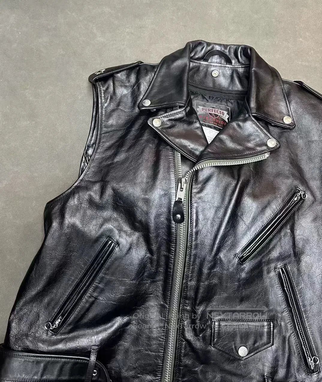 Sacai Sacai x MADSAKI x Schott Cowhide Biker Jacket. Size US M / EU 48-50 / 2 - 3 Thumbnail