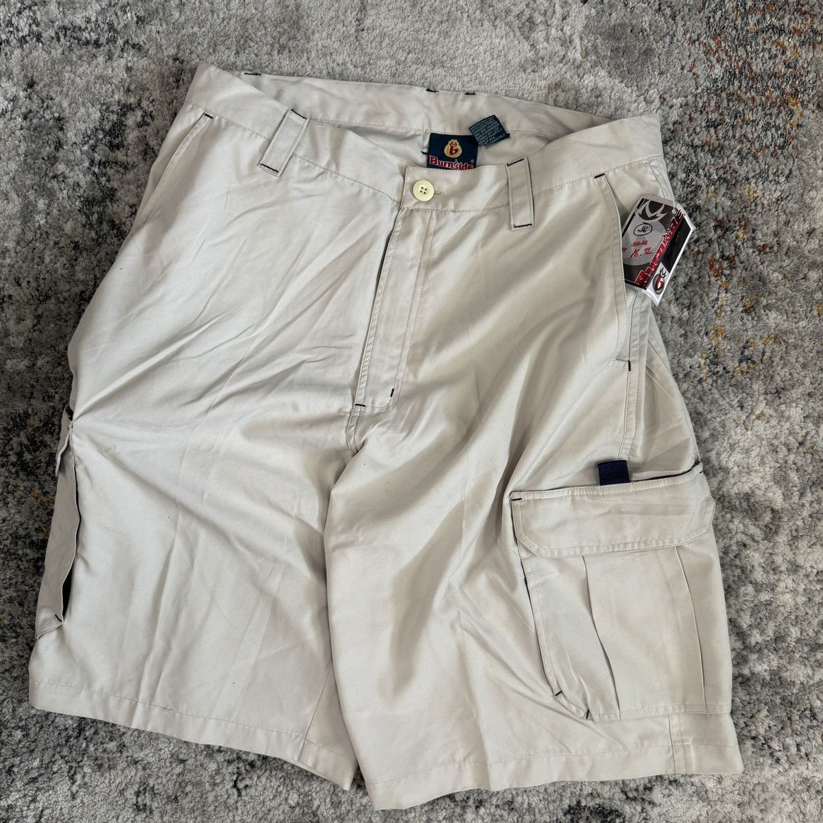 Burnside × Tripp NYC × Vintage Vintage Y2K burnside raver cargo shorts JNCO KIKWEAR style Size US 36 / EU 52 - 1 Thumbnail