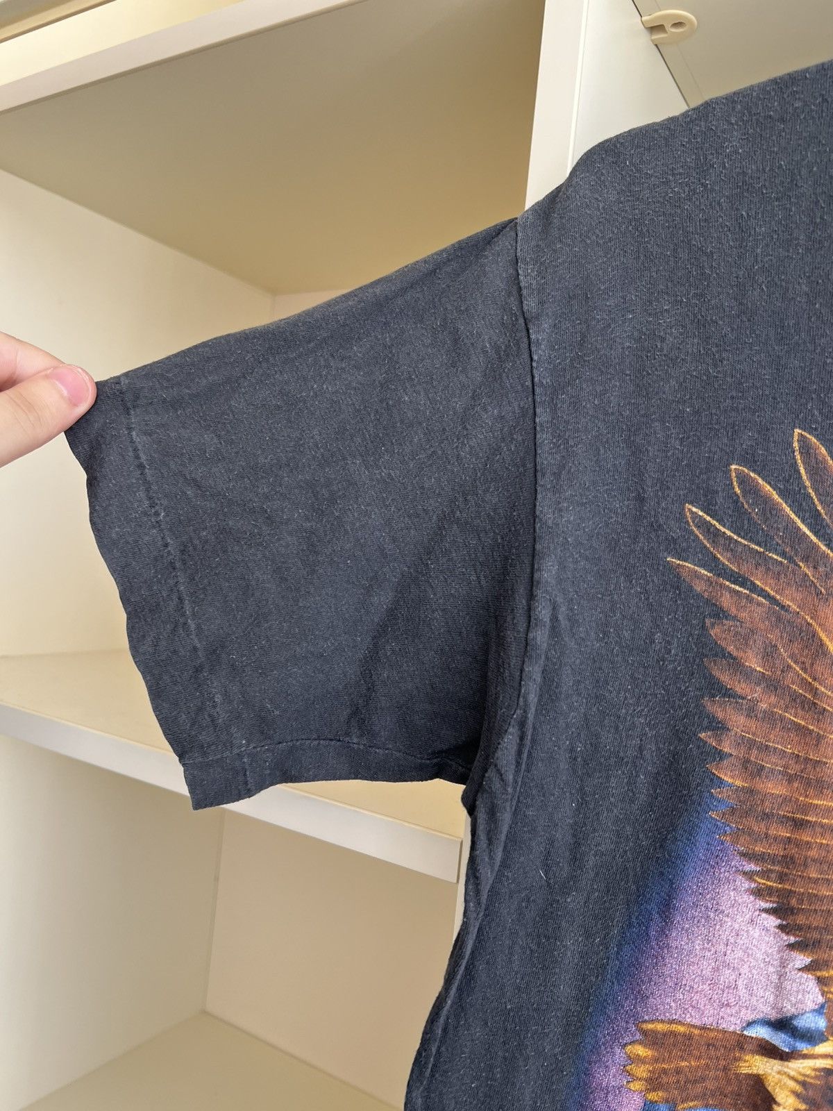 Vintage Vintage American Cycle Label Eagle Biker T-Shirt 90s Size US S / EU 44-46 / 1 - 8 Thumbnail