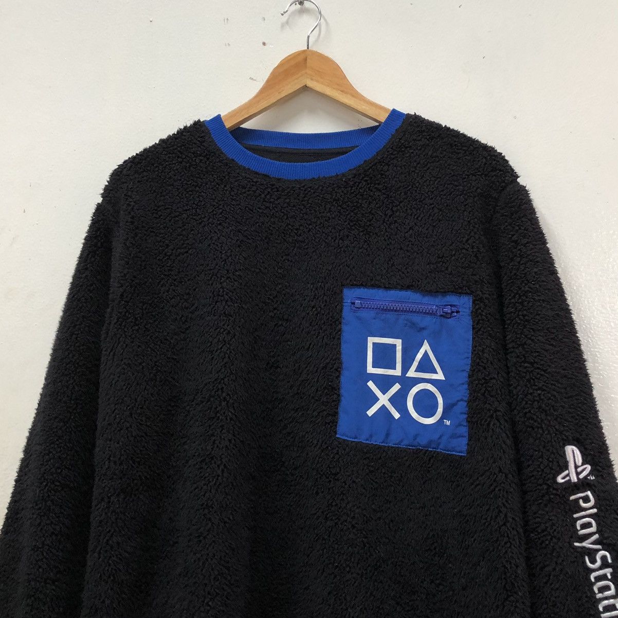 GU PLAYSTATION x Gu Japanese Brand Fleece Sweatshirts Size US L / EU 52-54 / 3 - 2 Thumbnail