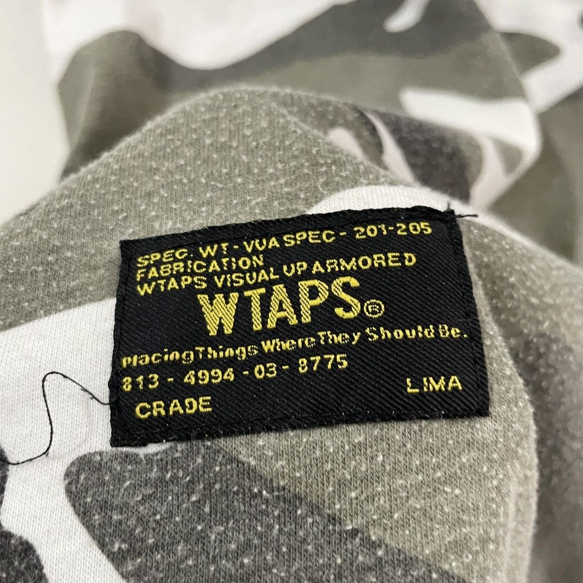 Wtaps Vintage Wtaps Camo T-shirt Size US S / EU 44-46 / 1 - 5 Thumbnail