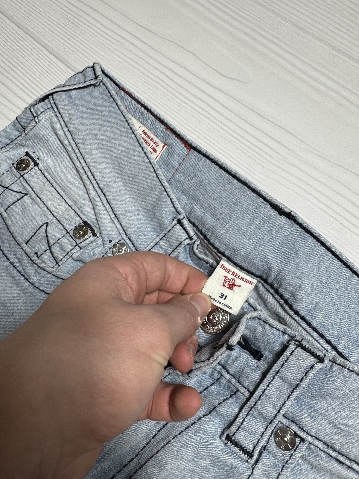Japanese Brand × True Religion True Religion Biker jeans Size US 31 - 3 Thumbnail
