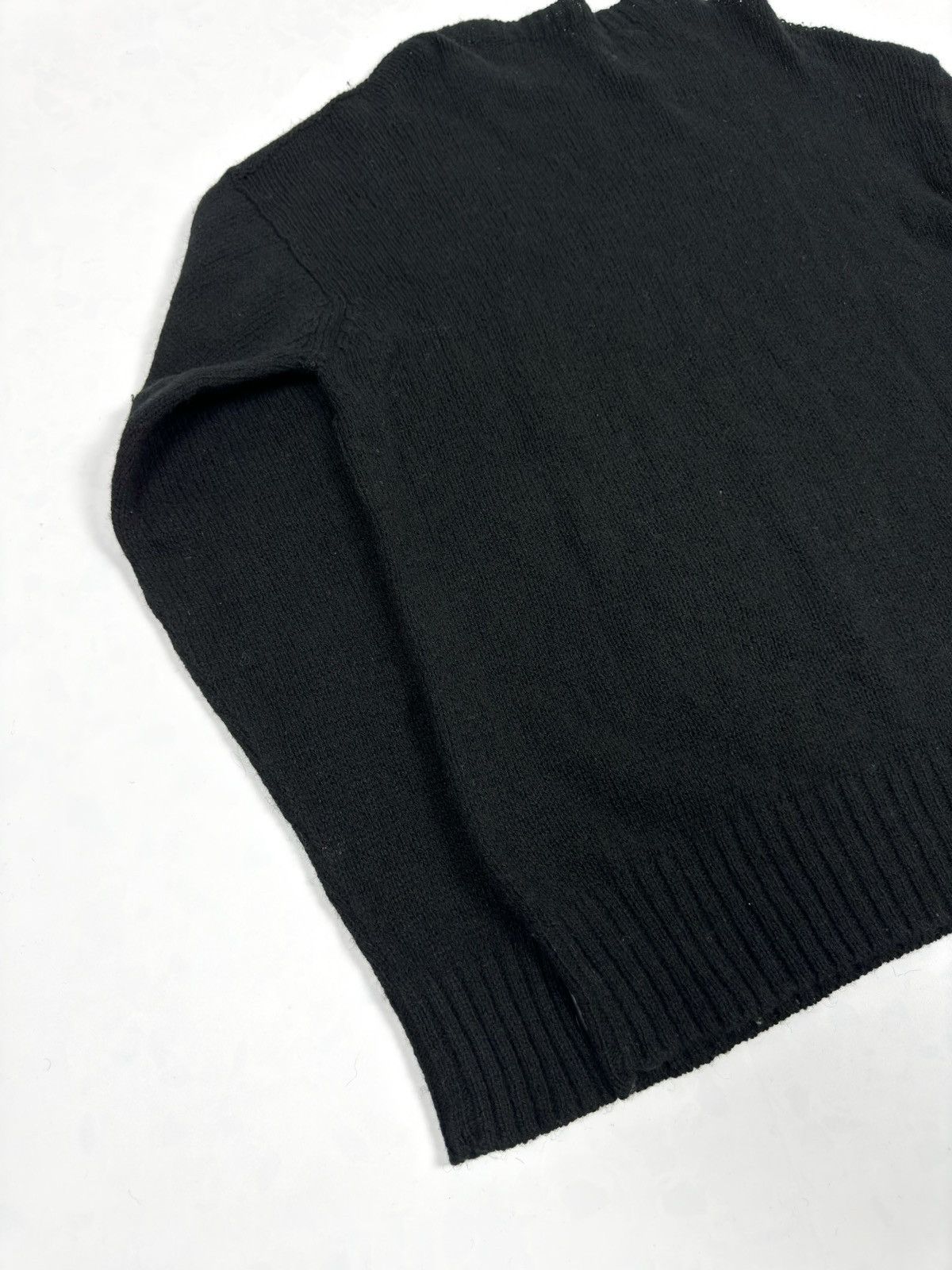 Prada Prada Heard Pattern Wool Black Sweater Size US M / EU 48-50 / 2 - 14 Thumbnail