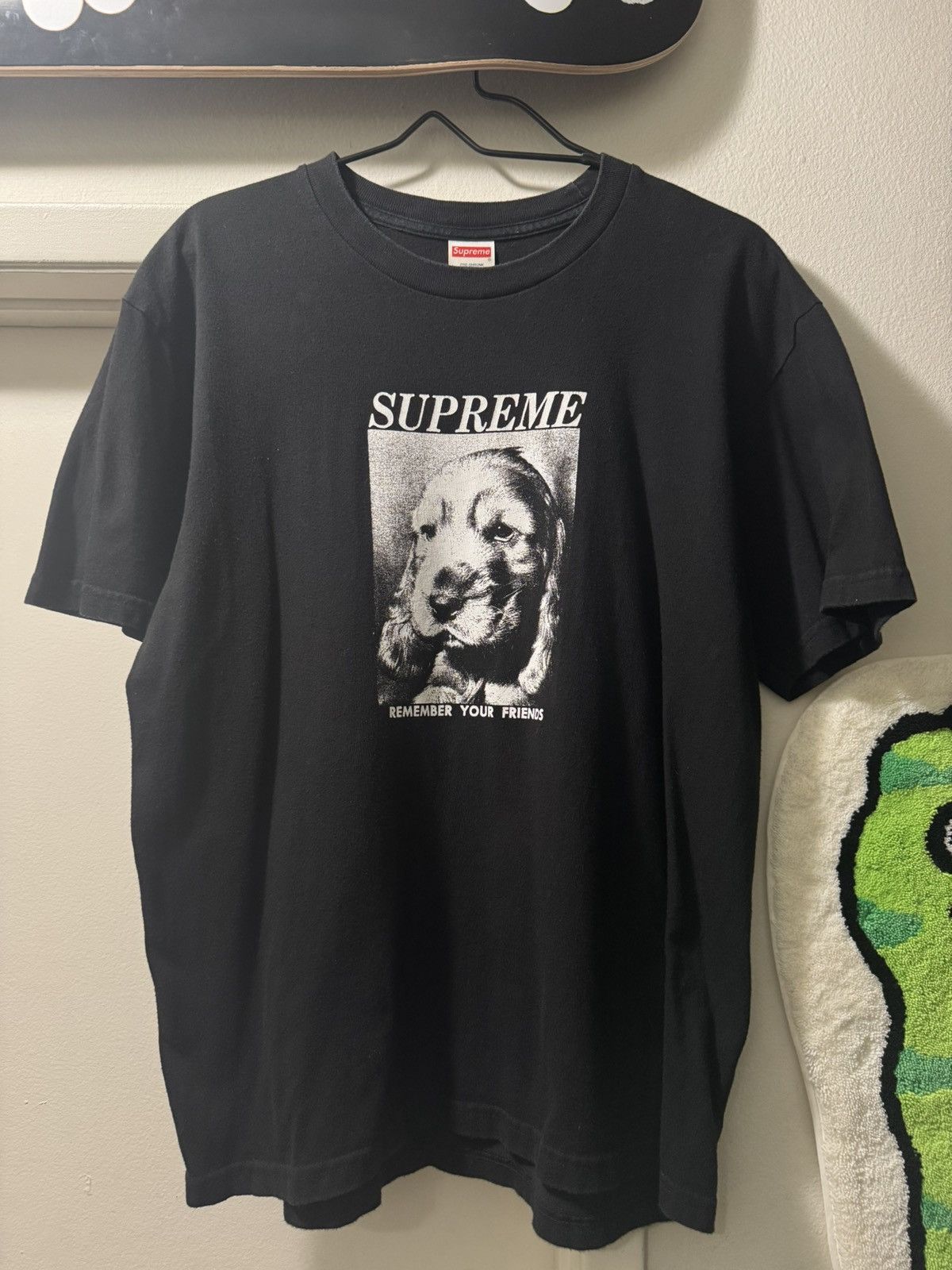 Supreme Remember Tee tシャツ 犬 dog グレー 18aw Supreme Remember Tee (FW18) - $36