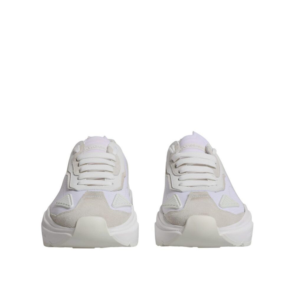 Dolce & Gabbana Dolce & Gabbana White Leather Daymaster Low Top Sneakers Sho Size US 6 / EU 39 - 2 Thumbnail