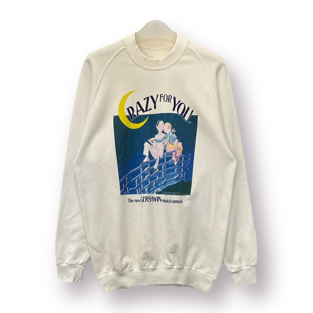 Vintage 🔥 Vintage 90's THE NEW GERSHWIN MUSICAL COMEDY SWEATSHIRTS Size US S / EU 44-46 / 1 - 1 Thumbnail