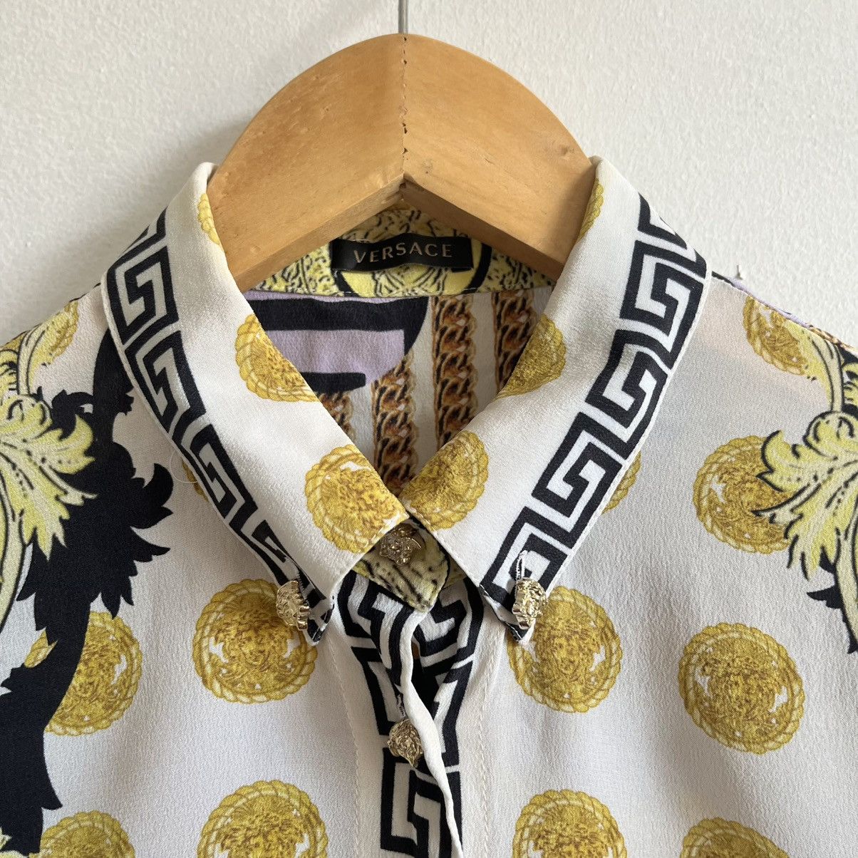 Versace VERSACE PRINTED SILK SHIRT Size XS / US 0-2 / IT 36-38 - 6 Thumbnail