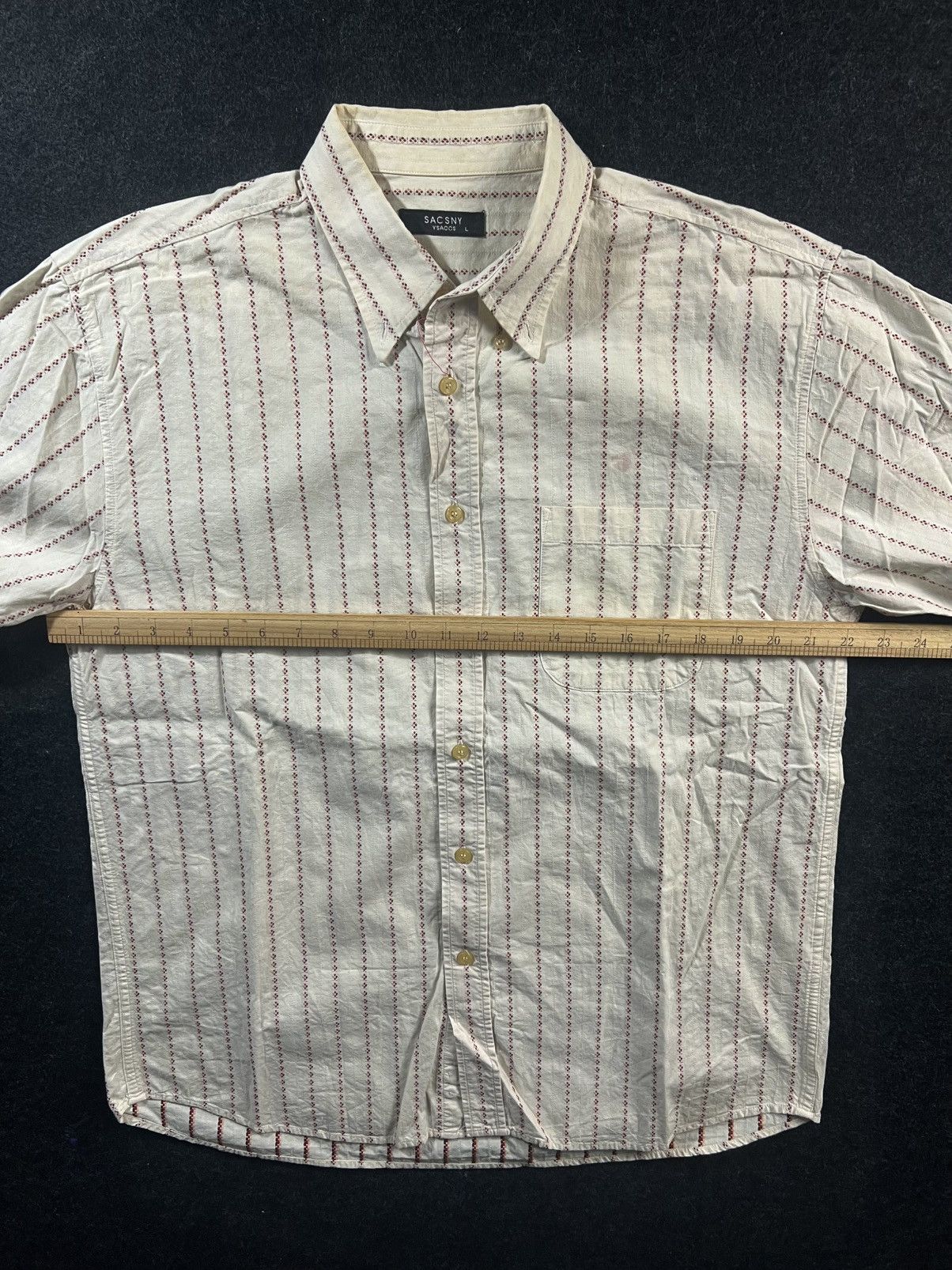 Yohji Yamamoto Vintage Yohji Sacny Y’saccs Button Up Plaid Size US L / EU 52-54 / 3 - 5 Thumbnail