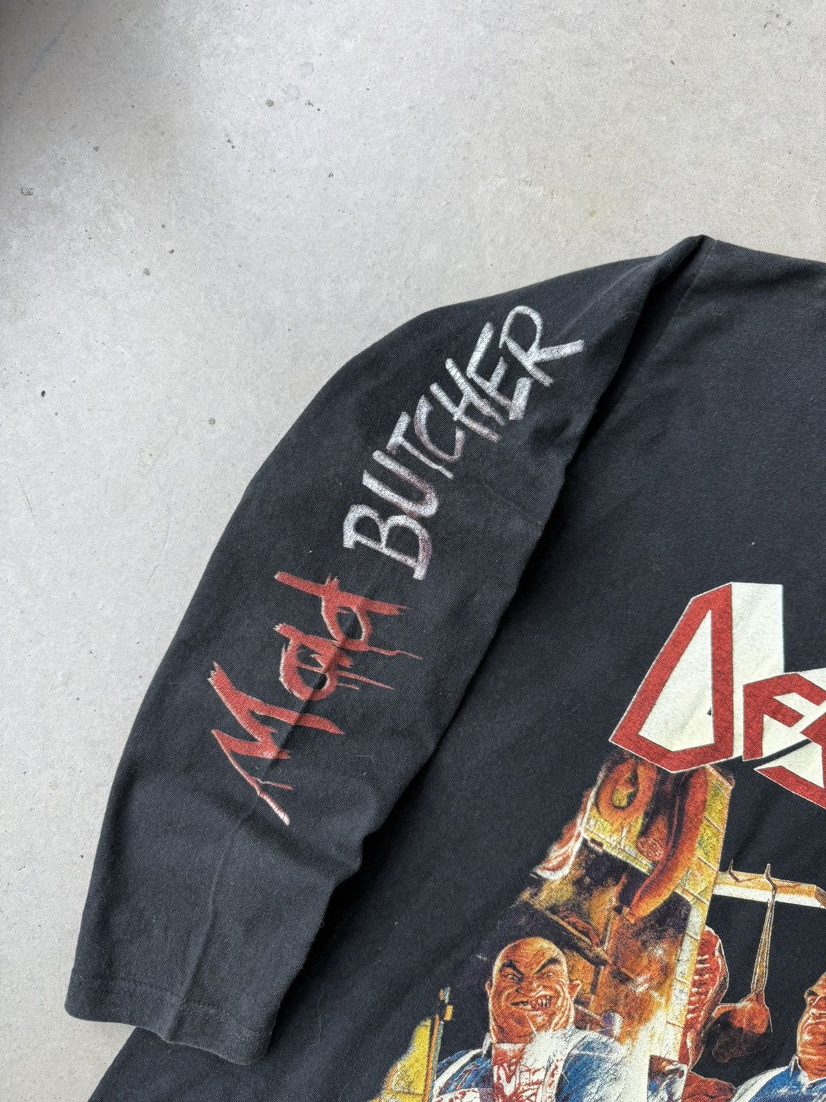 Vintage Vintage ‘01 Destruction Mad Butcher Long Sleeve Band Tee Size US L / EU 52-54 / 3 - 4 Thumbnail