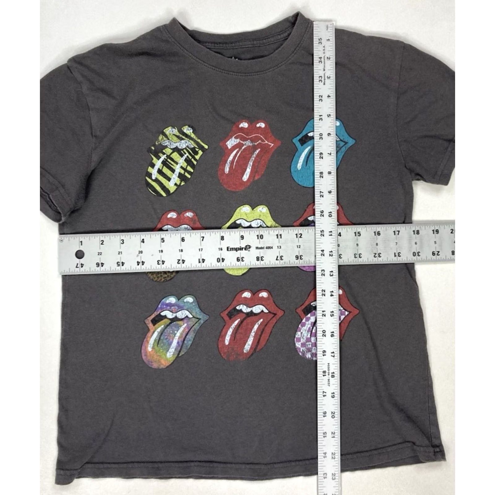 Vintage VINTAGE The Rolling Stones Graphic T-shirt Women Small Gray Short Sleeve Music Size S / US 4 / IT 40 - 5 Thumbnail