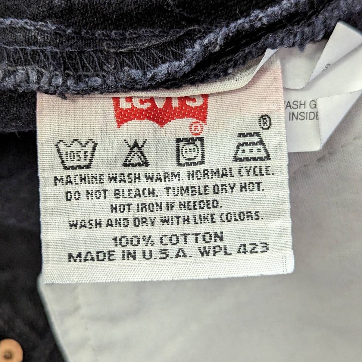 Levi's × Levi's Vintage Clothing × Vintage Vintage Y2K Levi 501 Jeans Black Faded Made in USA Mens 42 Size US 42 / EU 58 - 3 Thumbnail