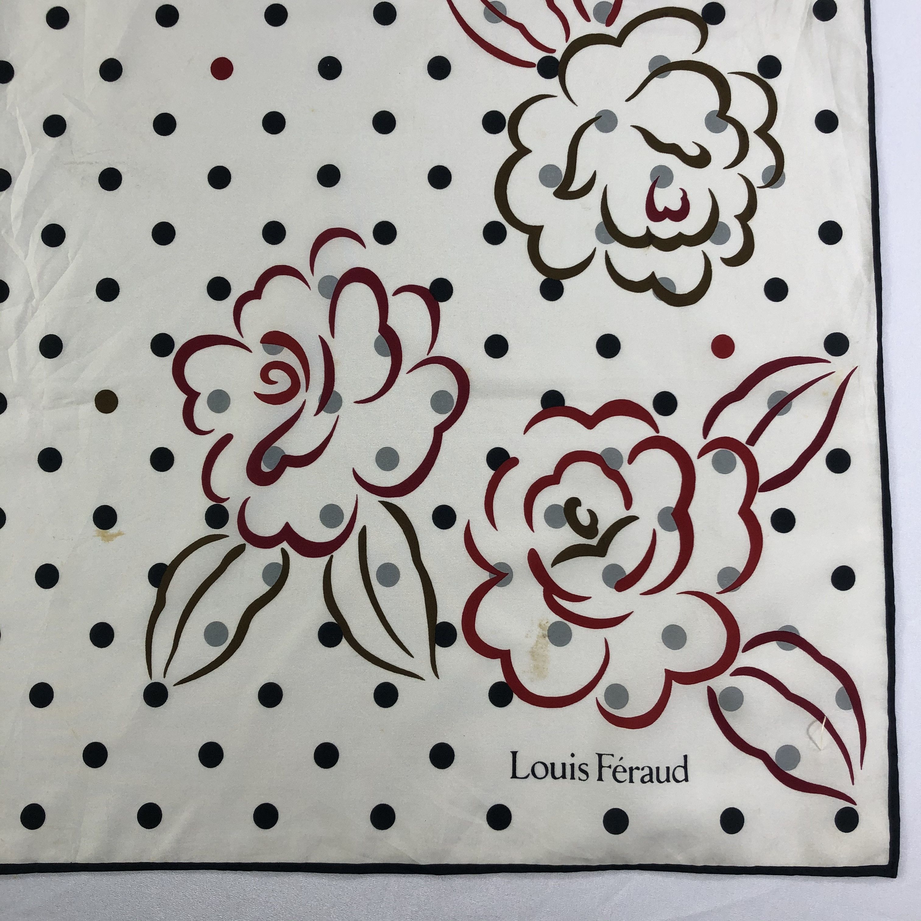 Louis Feraud × Vintage Vintage Louis Feraud Silk Scarf Size ONE SIZE - 3 Thumbnail