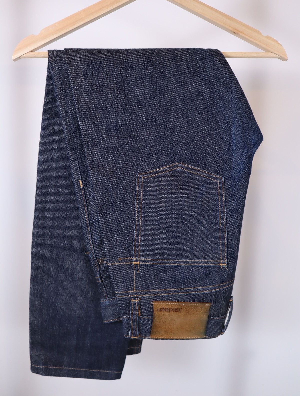 image of 3Sixteen St-100X 31W 31X30.5 Raw Denim Indigo Slim Tapered in Blue, Men's