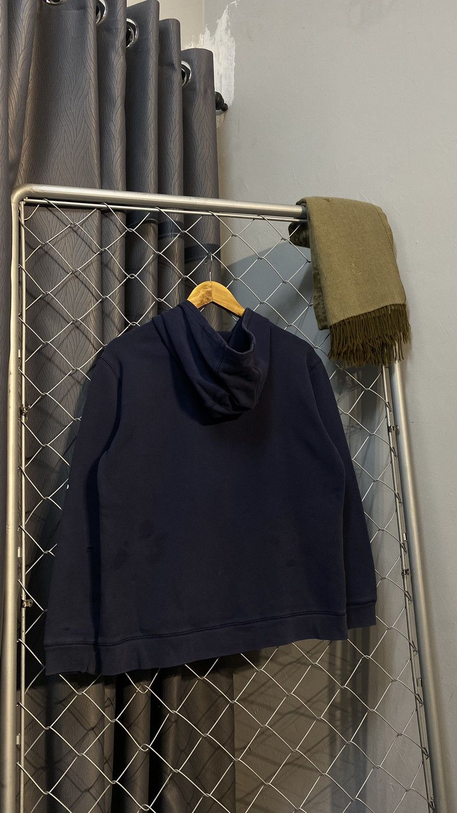 Carhartt × Vintage CARHARTT SPELLOUT HOODIE DISTRESS SMALL BOXY BLUE Size US S / EU 44-46 / 1 - 2 Thumbnail