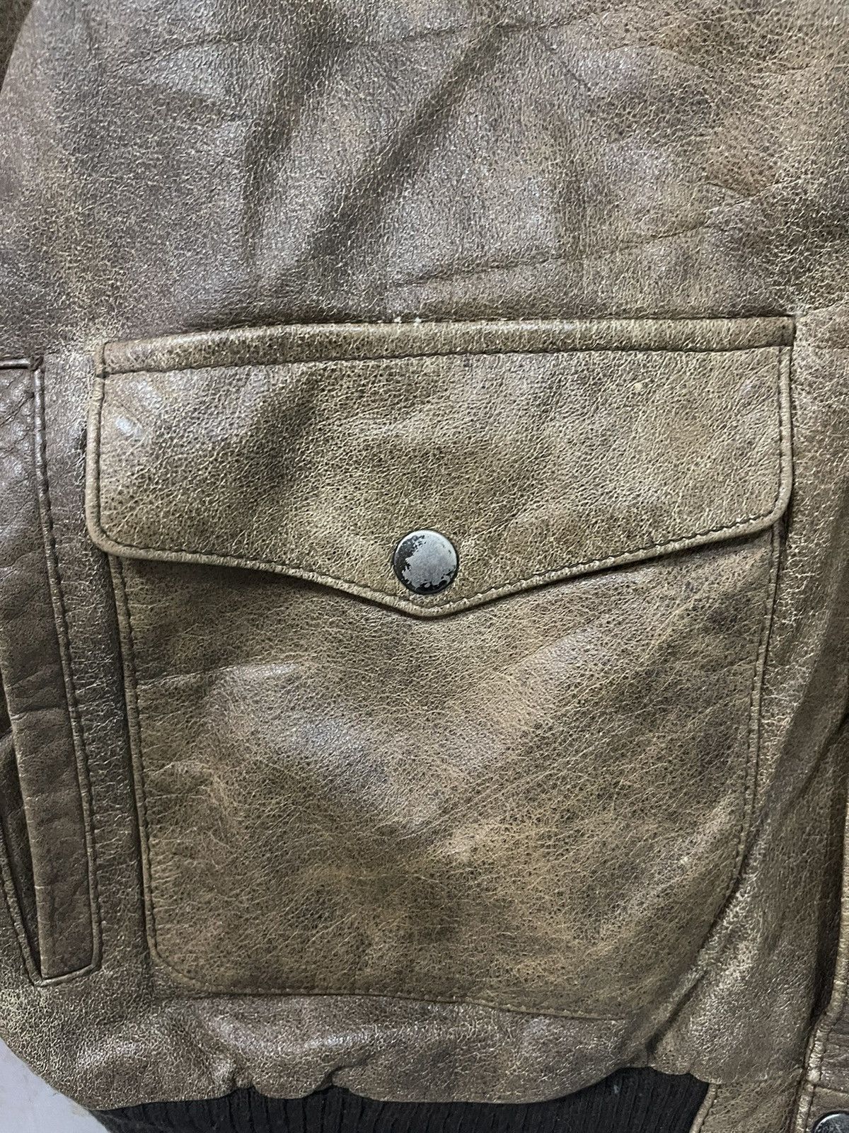 Japanese Brand Unbrand Genuine Leather Jacket Size US L / EU 52-54 / 3 - 12 Thumbnail