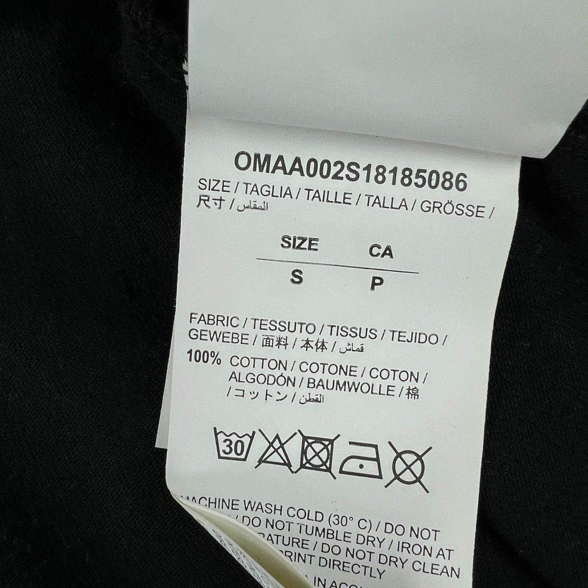 Off-White Off-White Temperature Diagonal Black T Shirt Size US M / EU 48-50 / 2 - 5 Thumbnail