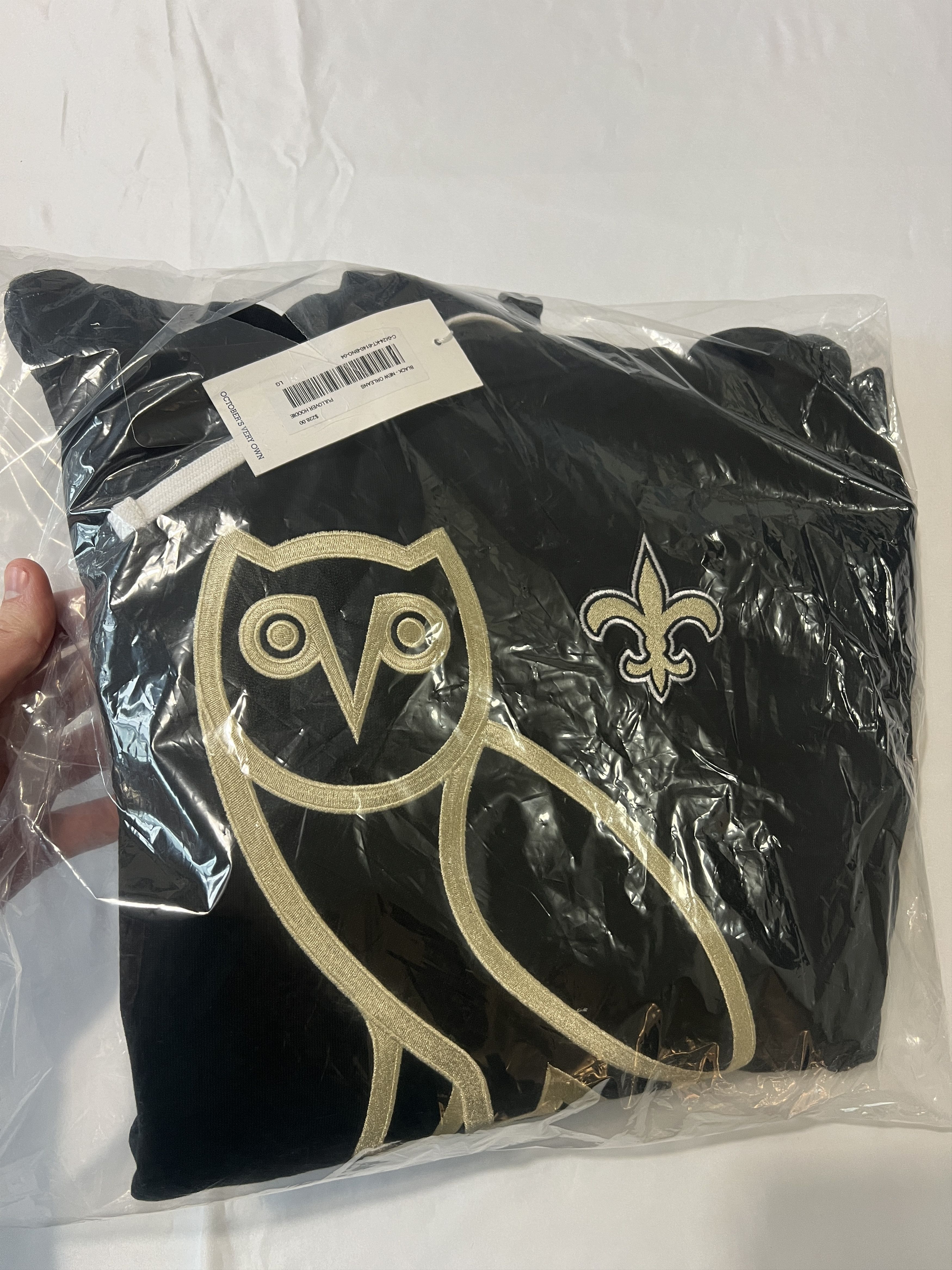 Drake OVO x NFL NEW ORLEANS SAINTS OG OWL HOODIE Size US L / EU 52-54 / 3 - 3 Thumbnail