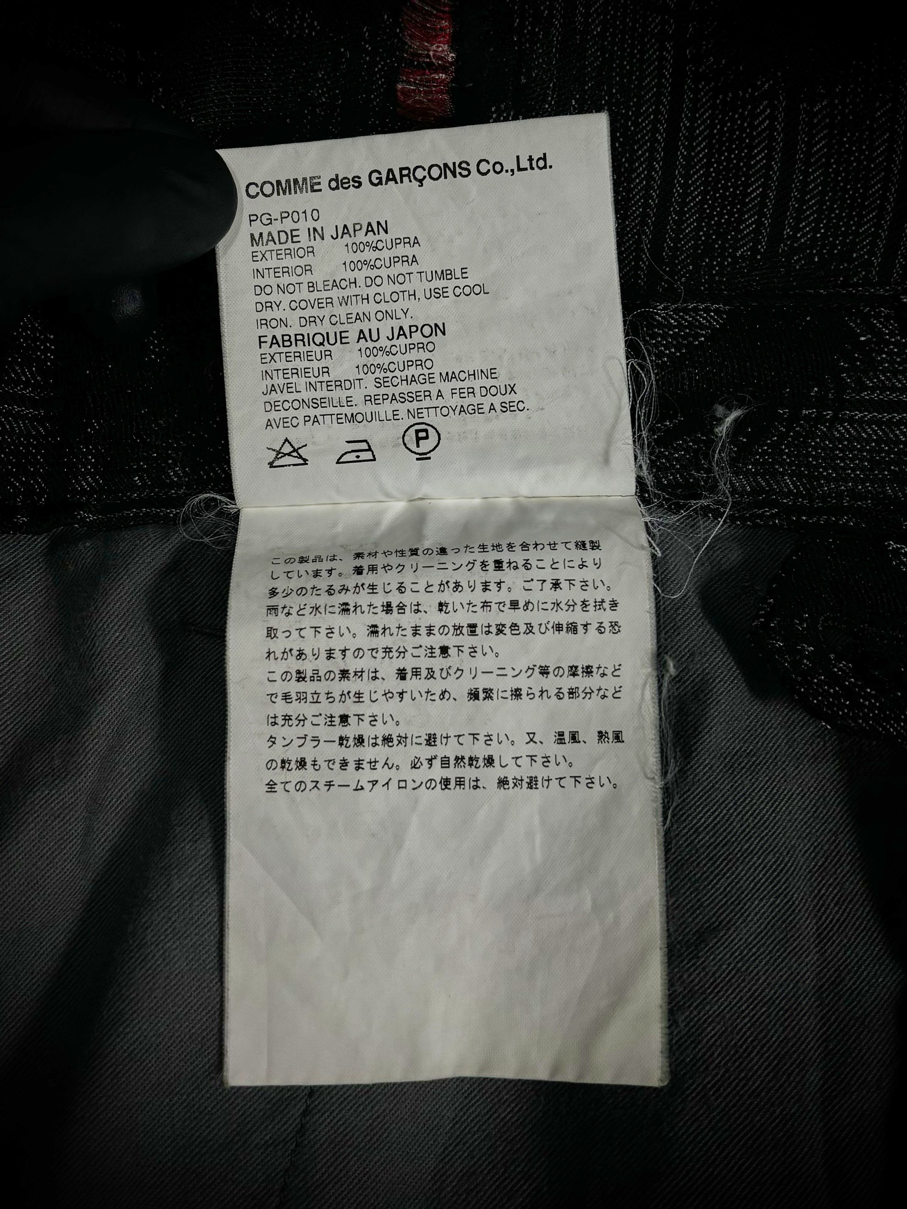 Comme des Garcons Homme Plus CDG Homme Plus Distressed Jacquard Trousers – AW02 Size US 31 - 12 Thumbnail