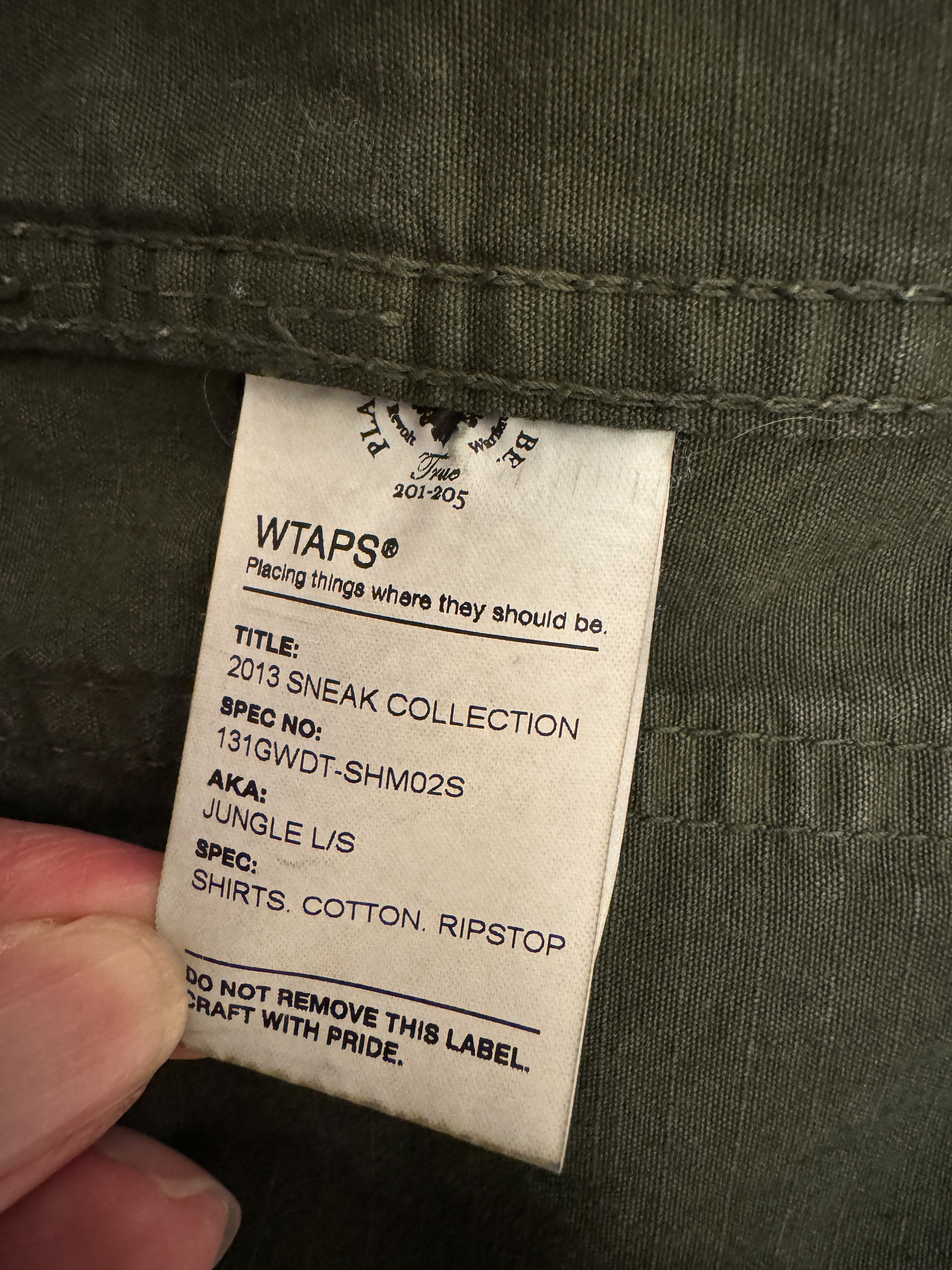 Wtaps Wtaps Jungle Shirt Size US S / EU 44-46 / 1 - 6 Thumbnail