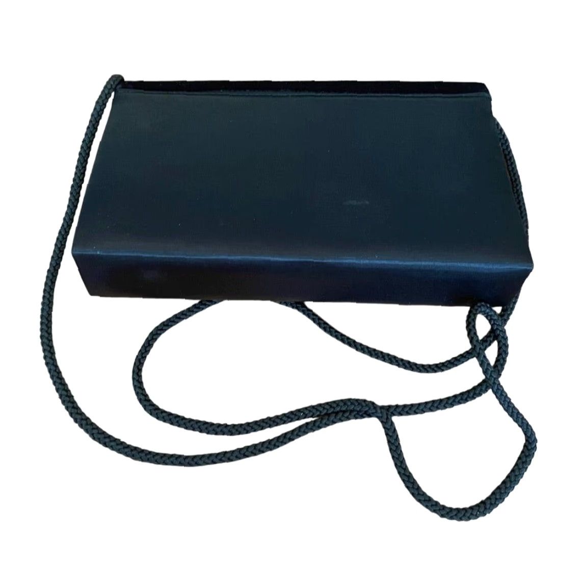 Vintage VINTAGE La Regale Satin Velvet Black Evening Bag Clutch Shoulder Bag Womens Size ONE SIZE - 5 Thumbnail