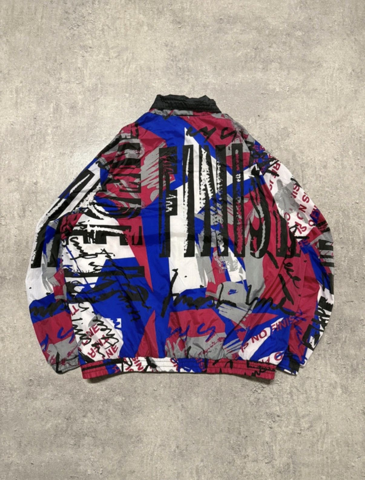 Nike Nike 90s full print light jacket boxy bomber fit Size US L / EU 52-54 / 3 - 7 Thumbnail