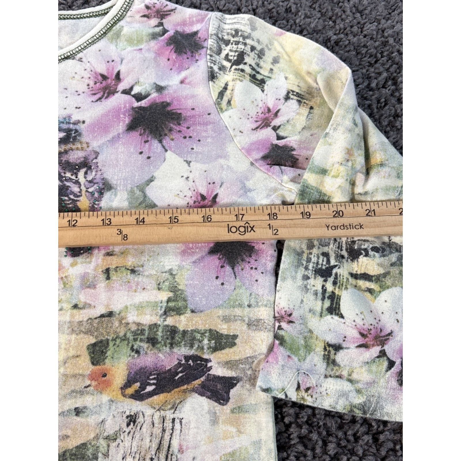 Vintage VINTAGE Cactus T-Shirt Womens Medium Rhinestone All Over Bird Nature 90s Shirt Mens? (Note: This line is wrong; please provide a clear request.) Size M / US 6-8 / IT 42-44 - 3 Thumbnail