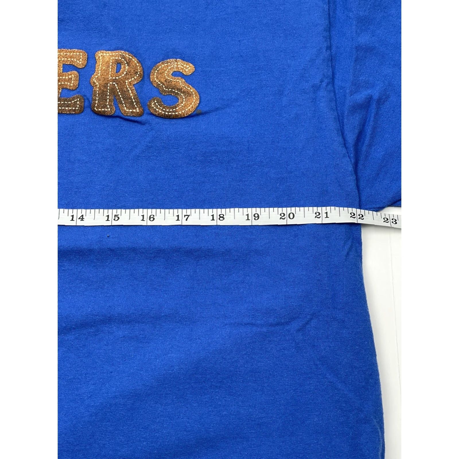 Nike VINTAGE Nike Mens T-Shirt MLB Texas Rangers Center Swoosh Crew Neck Short Sleeve Blue L Size US L / EU 52-54 / 3 - 7 Thumbnail
