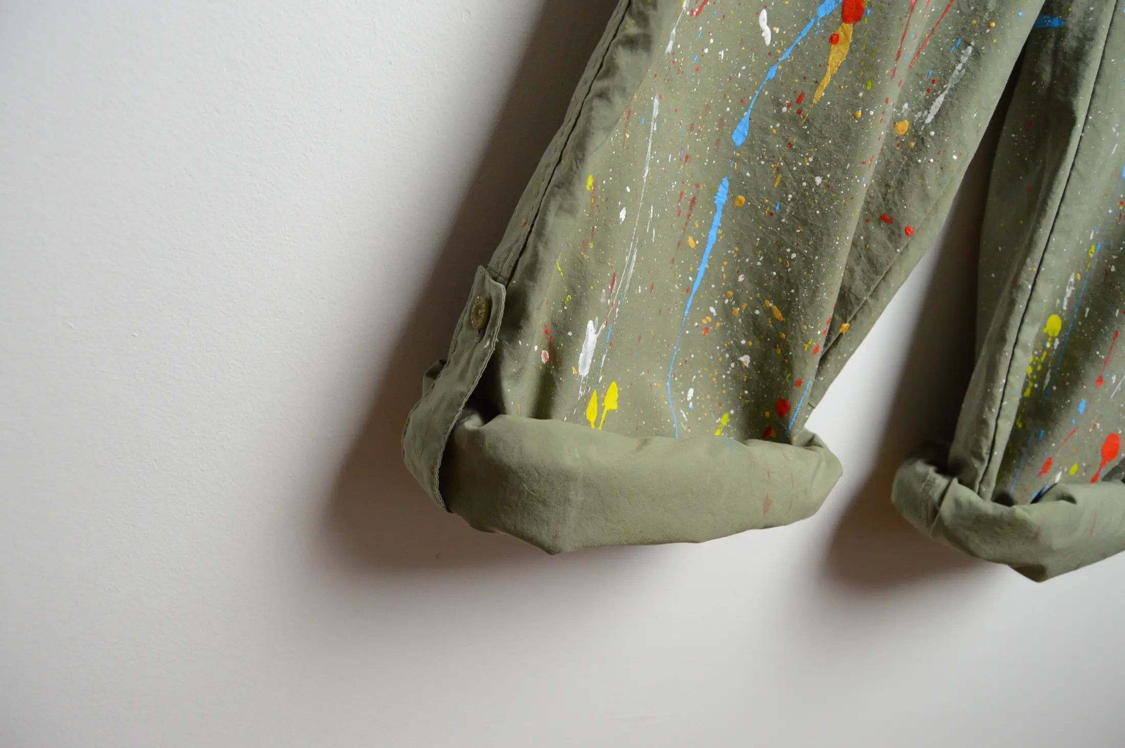 Nike ACG × Vintage 1 of 1 Nike ACG Hand Painted Pants Size US 33 - 5 Thumbnail
