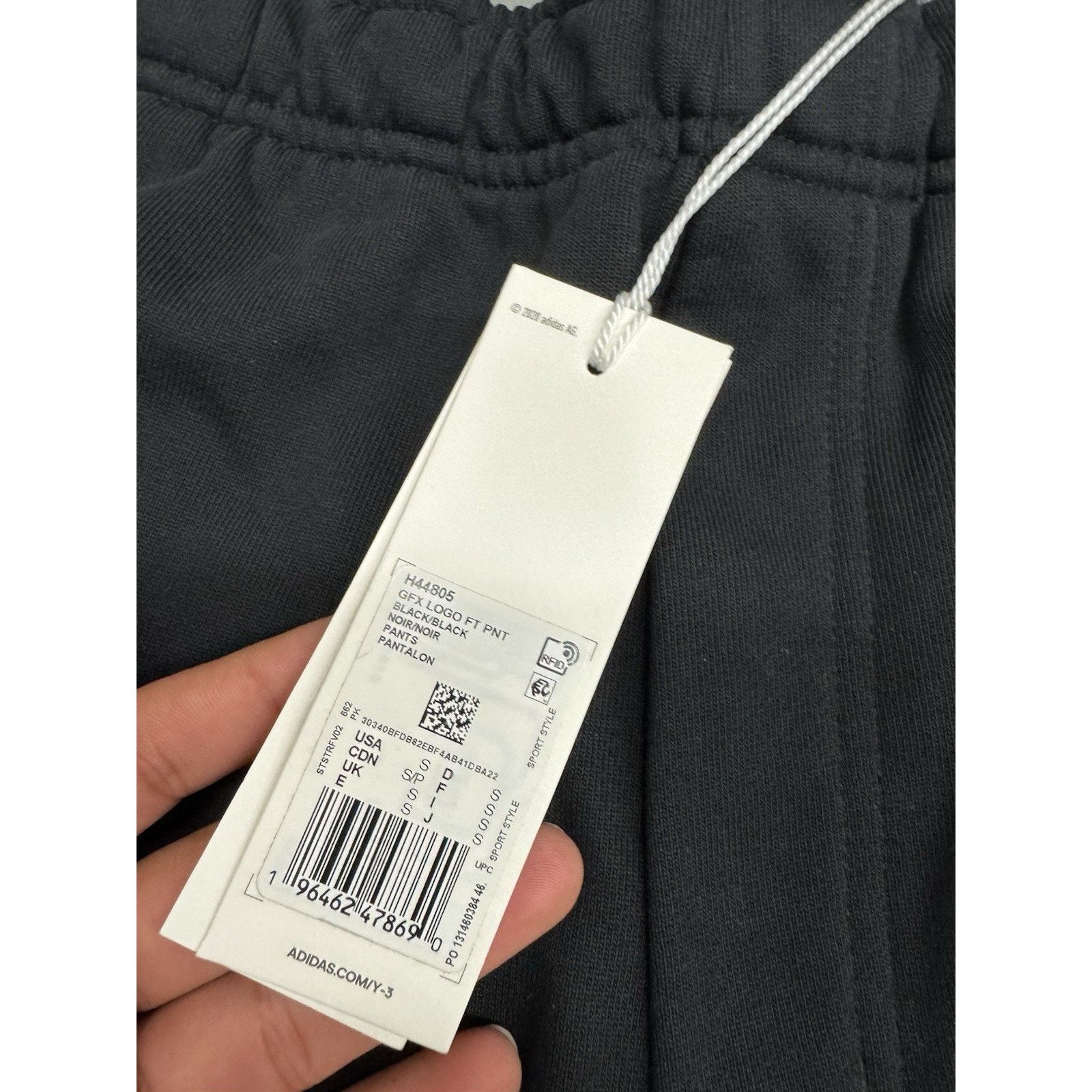 Y-3 Y-3 Appliqué Logo Track Trousers Sweatpants French Terry Size US 30 / EU 46 - 3 Thumbnail