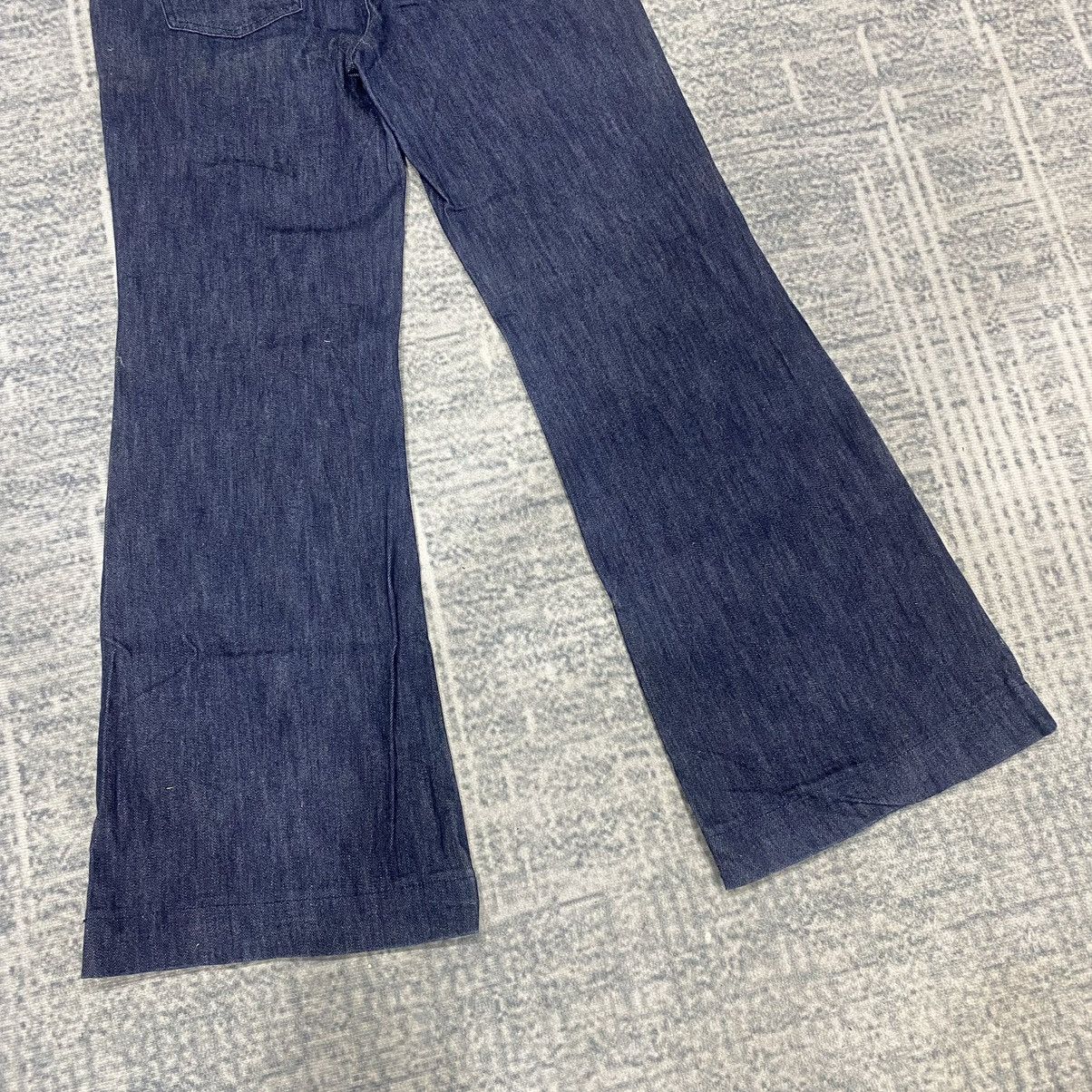 Hysteric Glamour × Japanese Brand × Le Grande Bleu (L.G.B.) Super Flare☠️ NY Indigo Bootcut Jeans Cowboy Punk Vintage Size US 32 / EU 48 - 8 Thumbnail