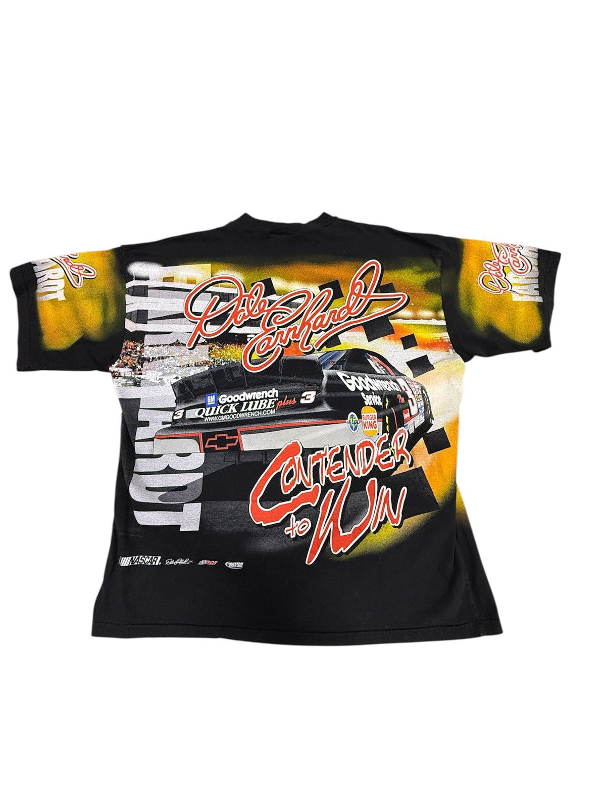 Chase Authentics Vtg Dale Earnhardt AOP Shirt Size US XL / EU 56 / 4 - 2 Thumbnail
