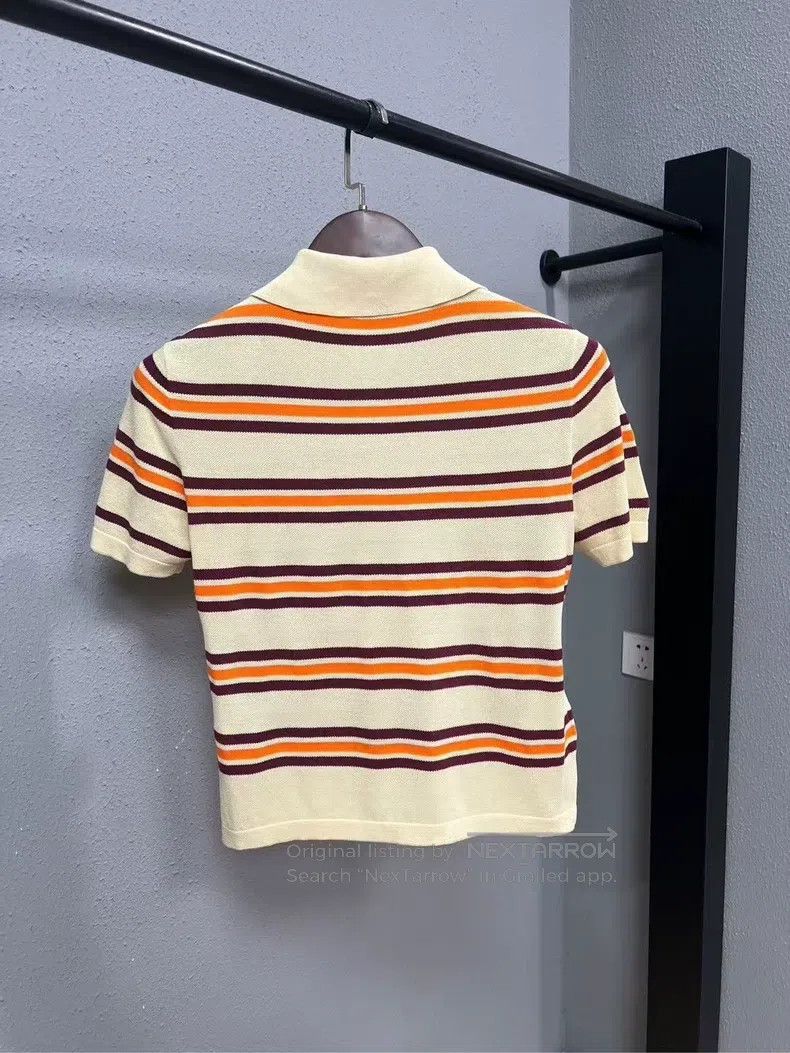 Miu Miu Miu Miu Size s Striped short sleeve Size S / US 4 / IT 40 - 2 Thumbnail