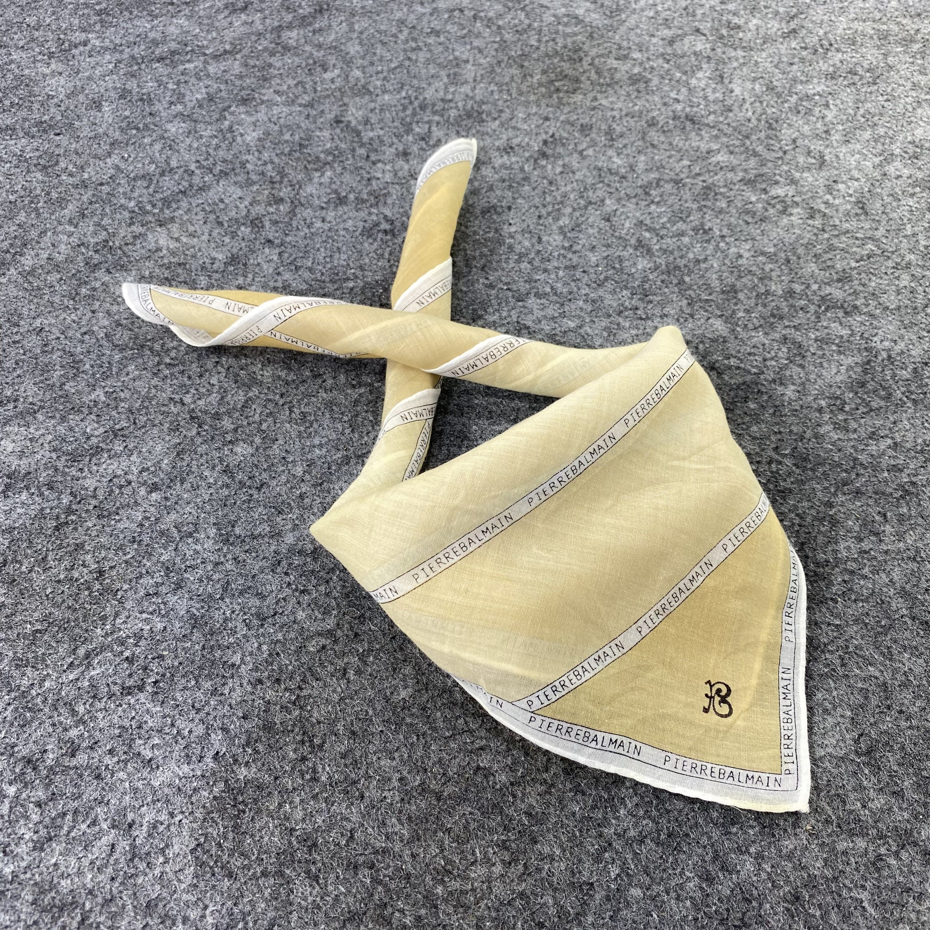 Pierre Balmain Pierre Balmain Handkerchief / Bandana / Neckerchief-B1248 Size ONE SIZE - 1 Thumbnail