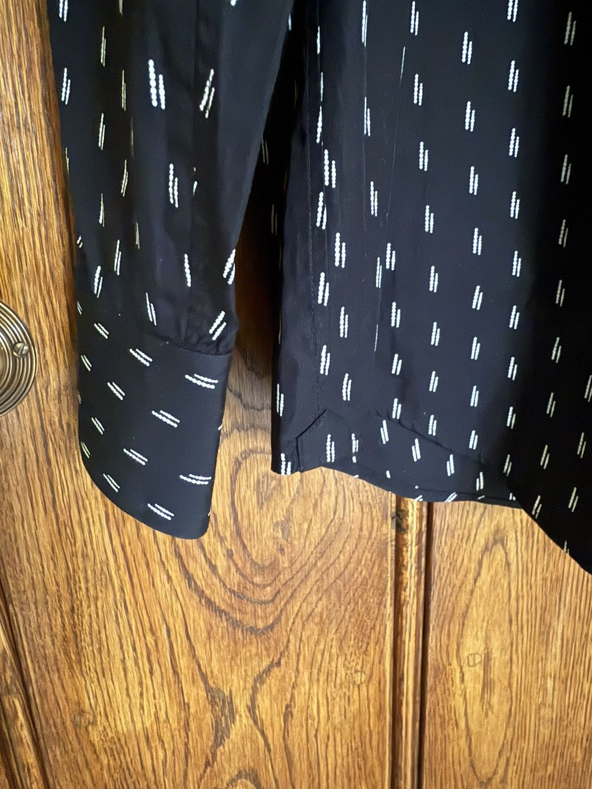 Celine SS19 Grail Celine lines stripe black white shirt Hedi 37 new Size US S / EU 44-46 / 1 - 10 Thumbnail