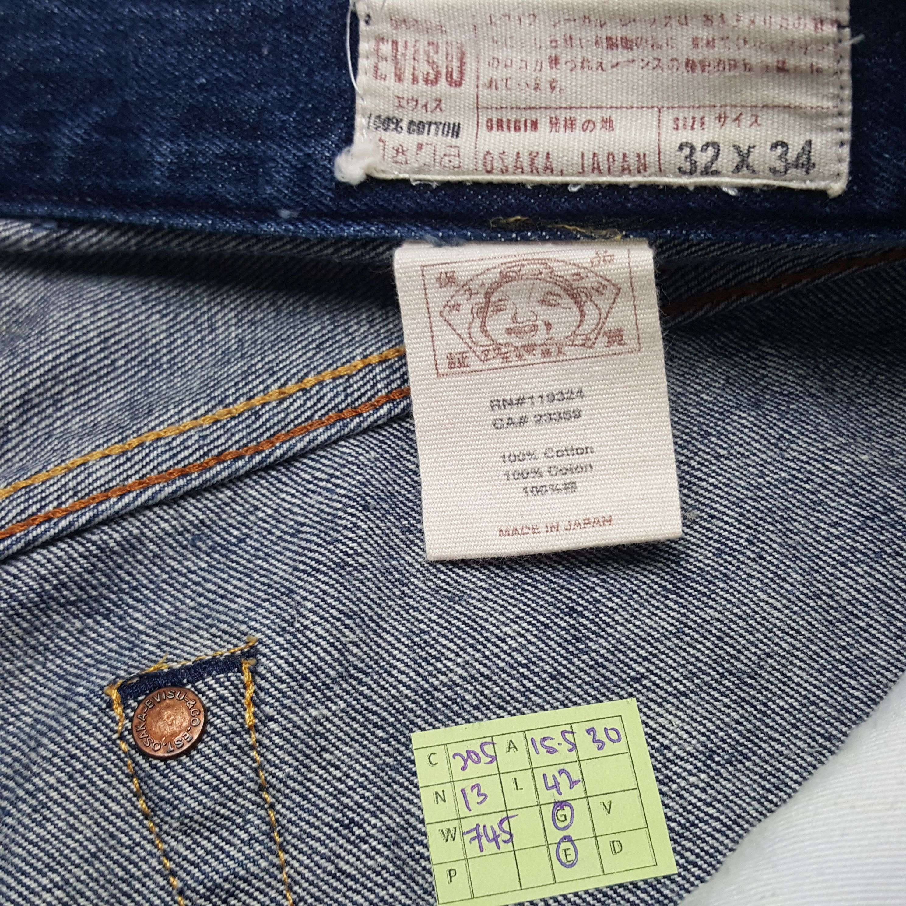 Evisu Vintage Evisu Japanese Brand Daicock Custom Art Denim Jeans Size US 31 - 8 Thumbnail