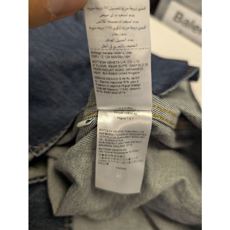 Bottega Veneta o1rshd1 Q:2 / Original Medium Wash Indigo Denim Shirt Blue Size US M / EU 48-50 / 2 - 21 Thumbnail