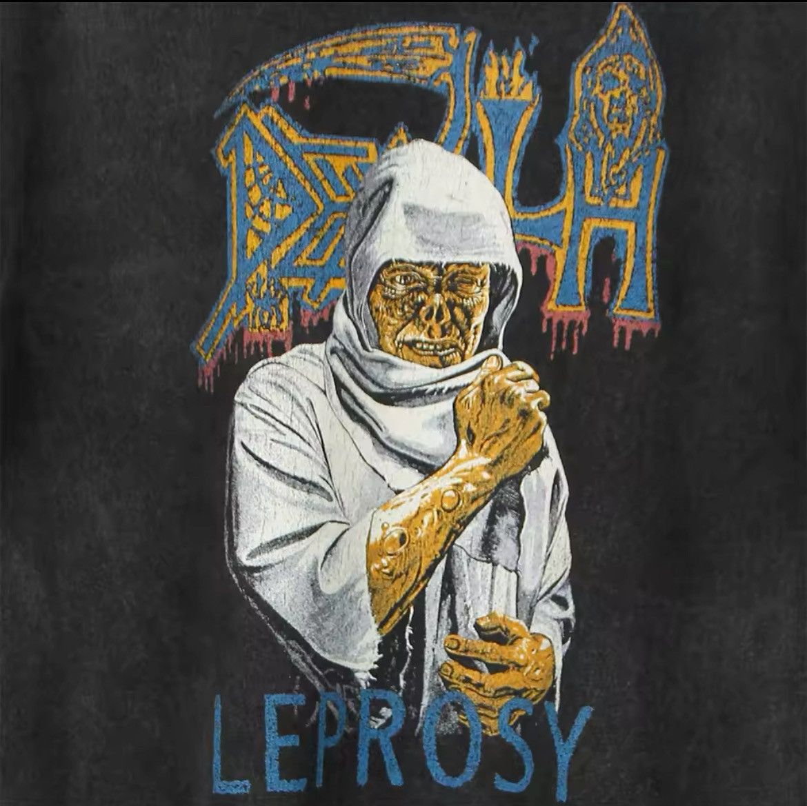 Japanese Brand × Vintage Death Leprosy Graphic Printed Cotton Tshirt Size US L / EU 52-54 / 3 - 3 Thumbnail