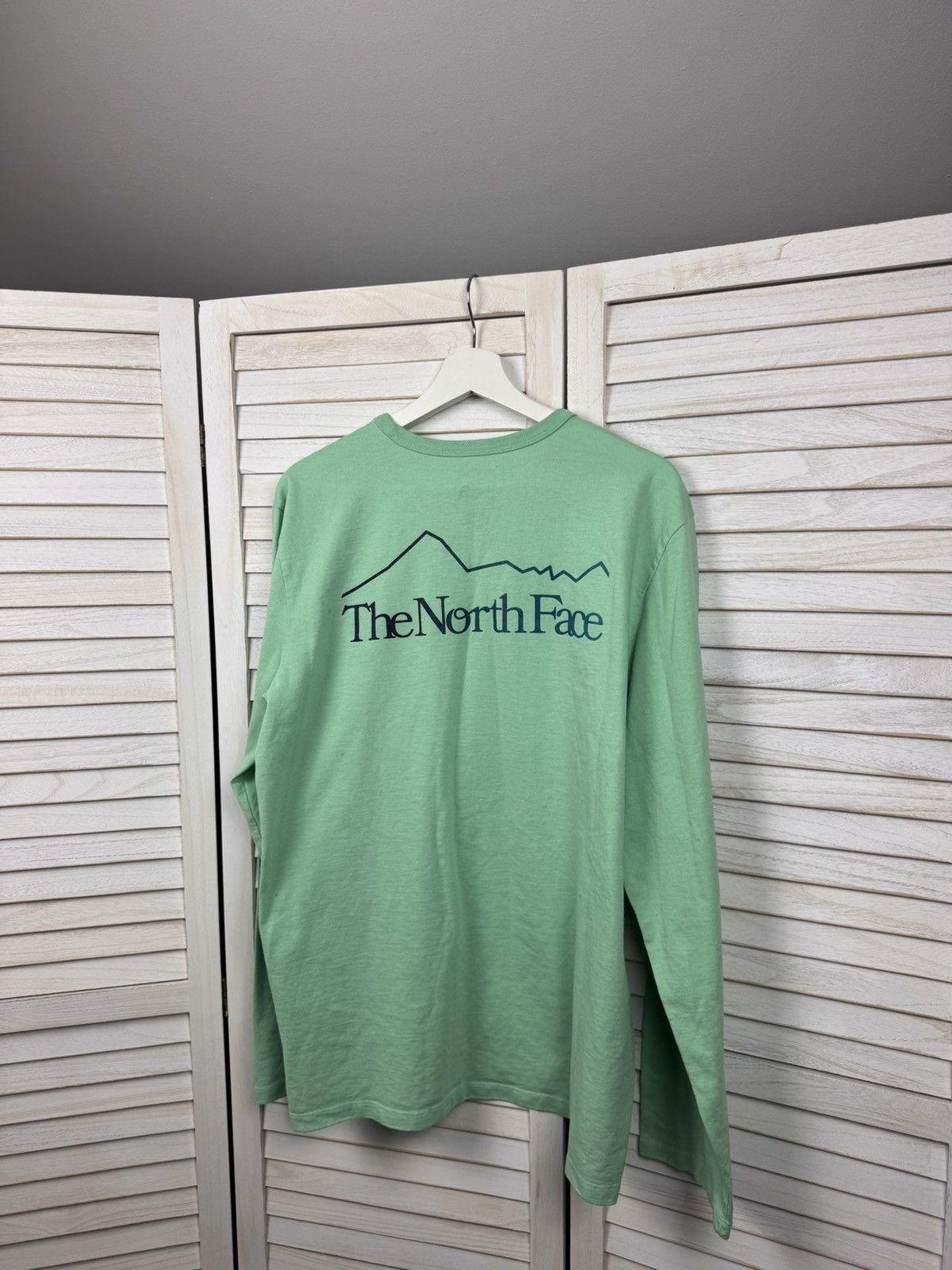 The North Face The North Face Men's Green Long Sleeve Crew Neck T-Shirt L Size US L / EU 52-54 / 3 - 9 Thumbnail
