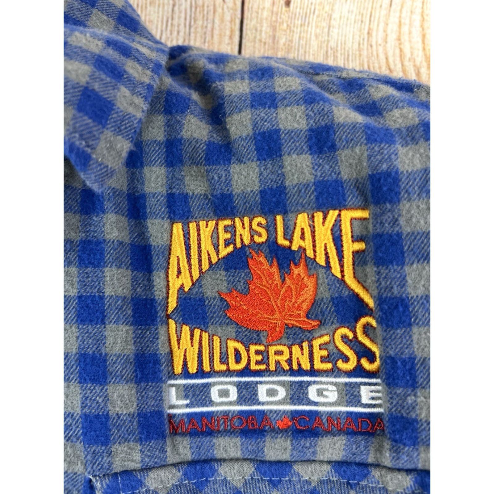 Vintage VINTAGE Ground Force Jacket M Blue Flannel Quilted Snap Cotton Polyester Manitoba Canada Lodge Outdoor Classic M Mens Size US M / EU 48-50 / 2 - 4 Thumbnail