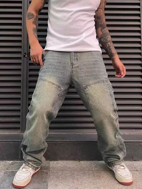 VIBE Street hip hop retro grunge wide leg jeans Size US 34 / EU 50 - 1 Thumbnail