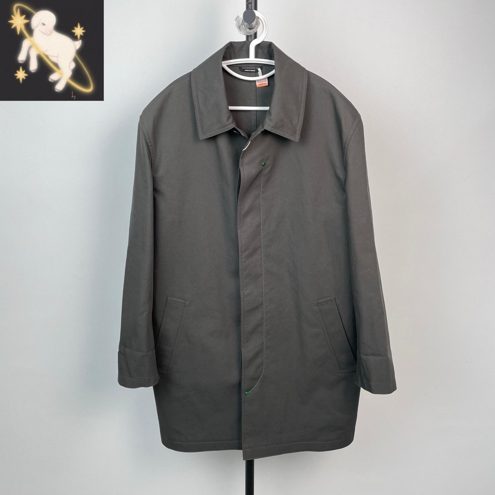 Hermes Hermes Long Gray Light Jacket 48 Men Size US XL / EU 56 / 4 - 1 Thumbnail